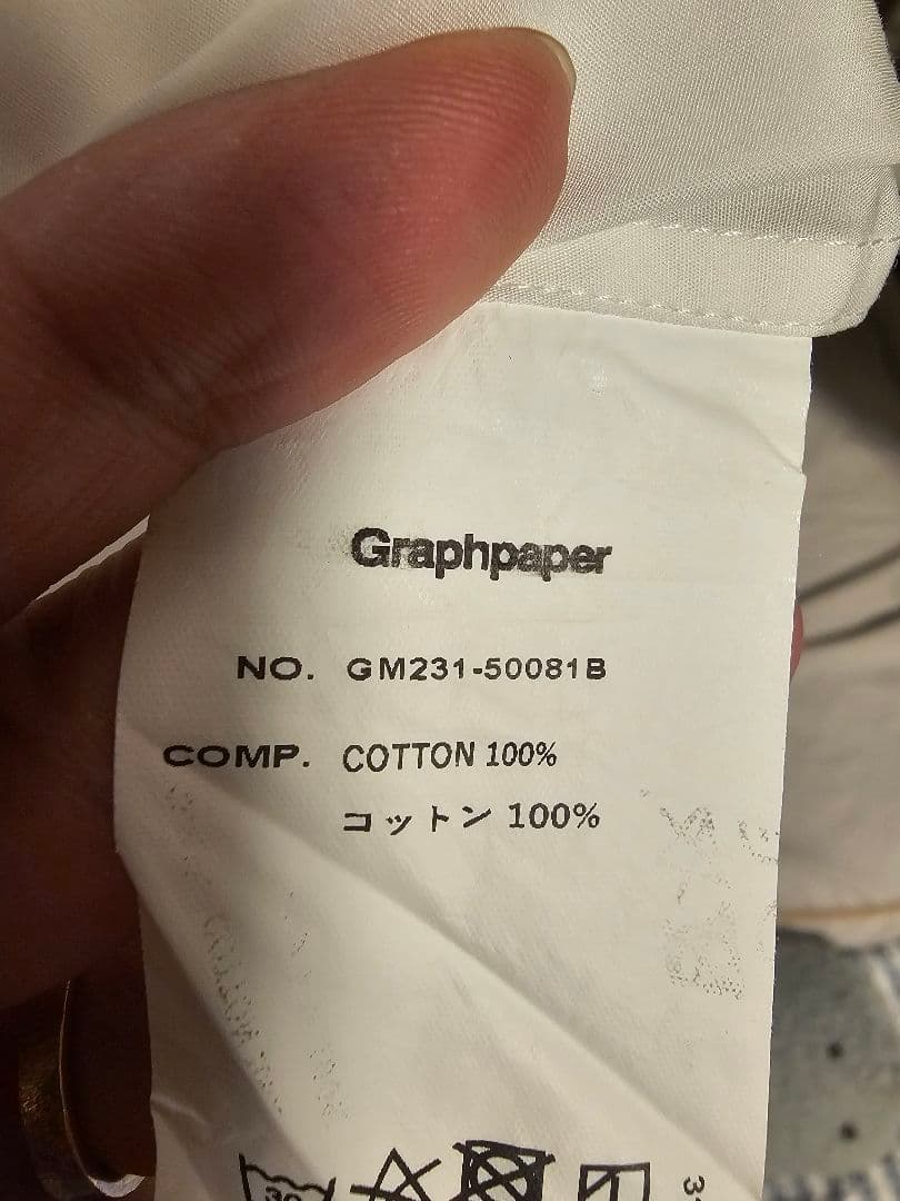 Graphpaper グラフペーパー　オーバーサイズシャツ