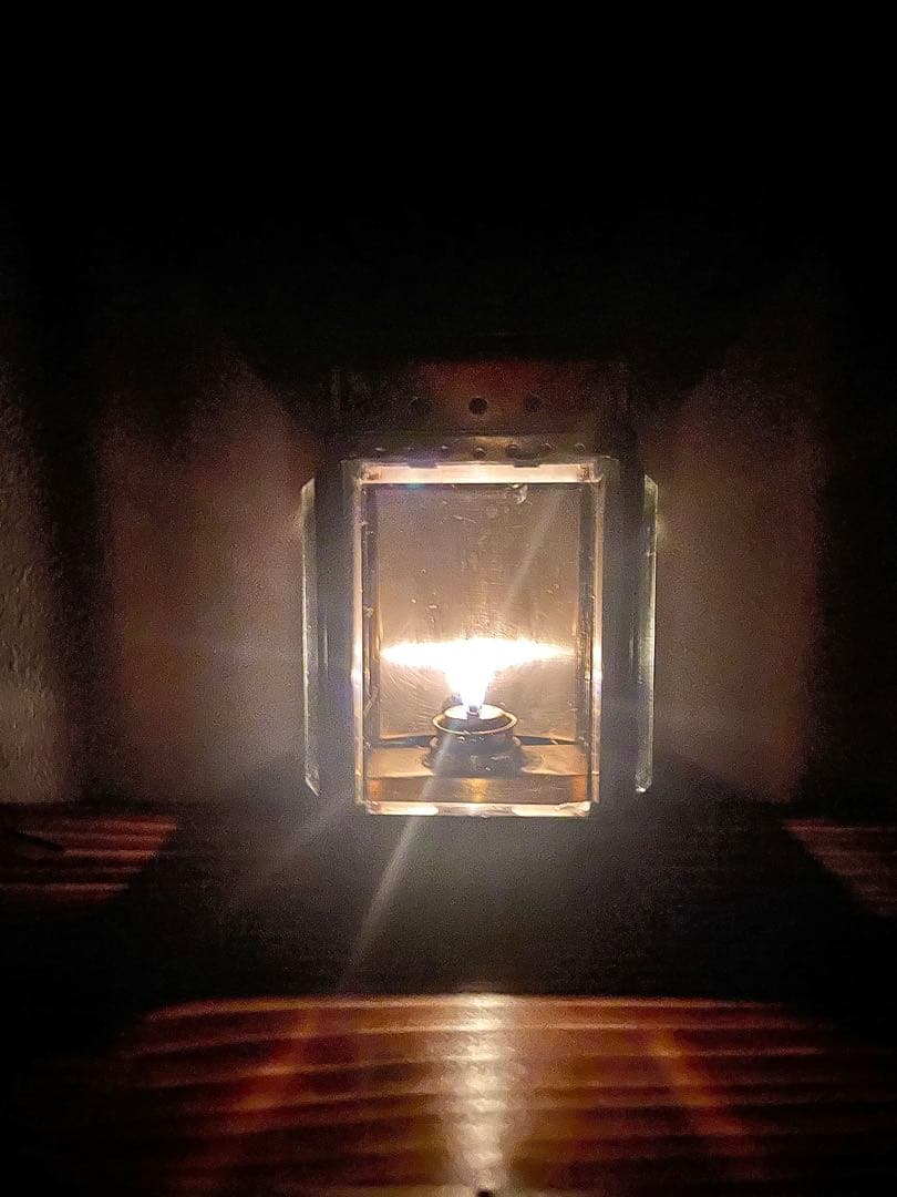 【極希少】C. Beuttenmüller&Coビンテージランタン3面プリズム