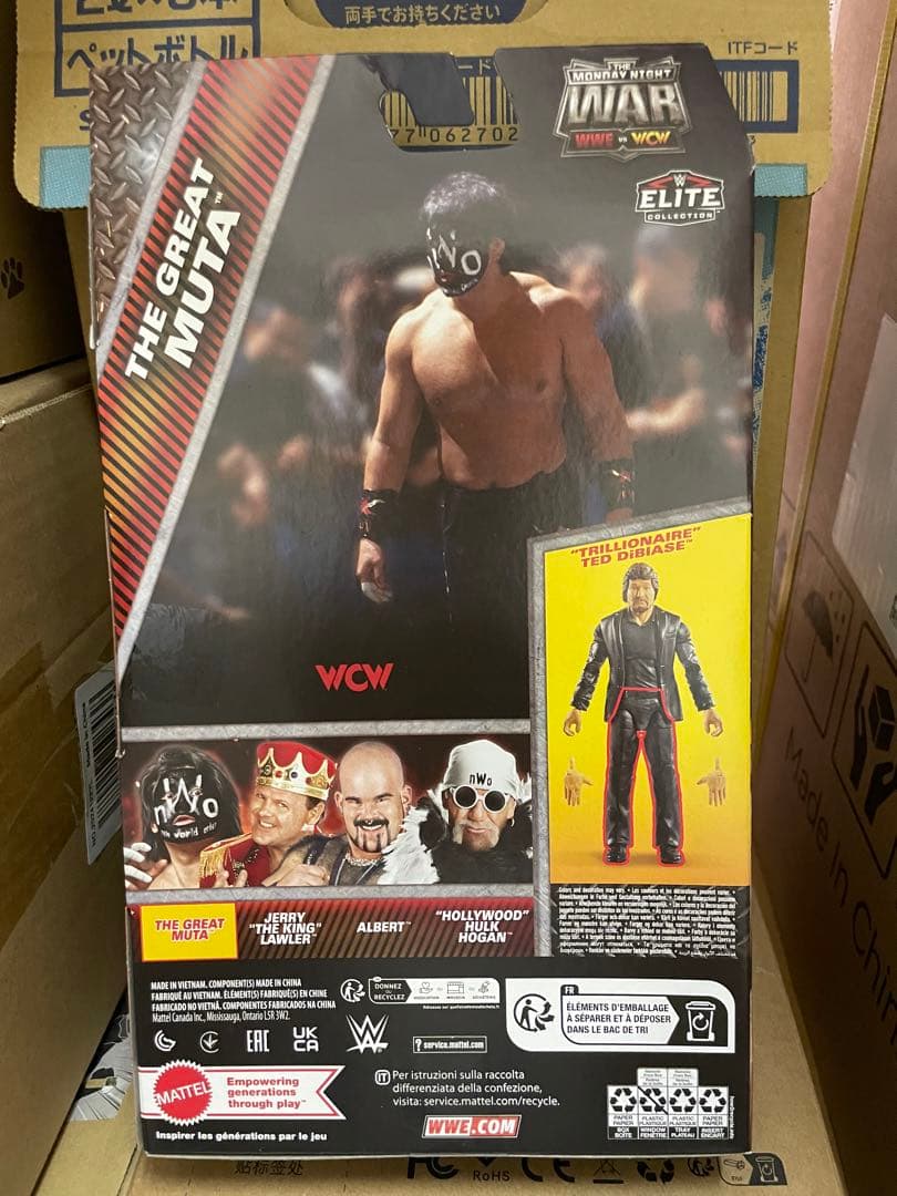 WWE マテル　エリート　グレート・ムタ(nWo レア版) 新品未開封