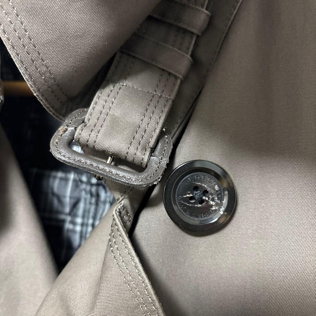 り*く様 【美品】Burberry Black Label トレンチコート バー