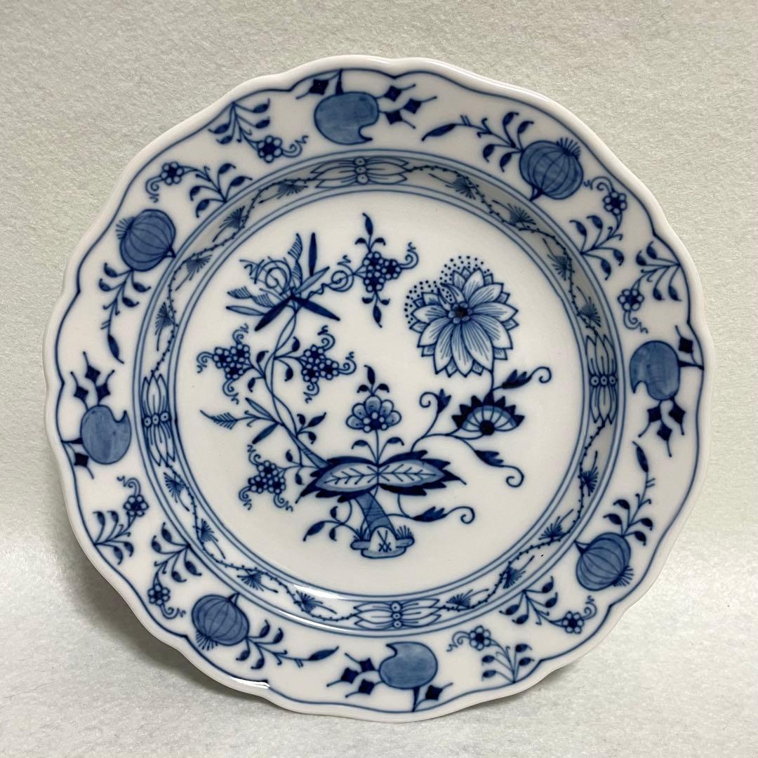 【6点】美品 マイセン ブルーオニオン 18cm プレート