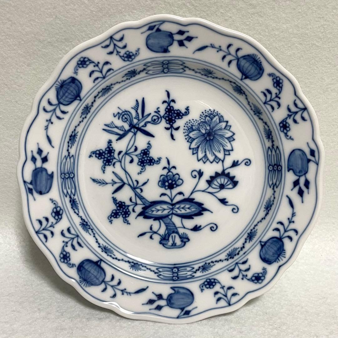 【6点】美品 マイセン ブルーオニオン 18cm プレート