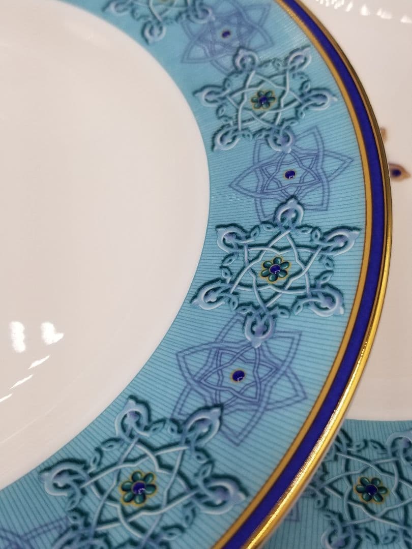 ウェッジウッド　ターコイズジュエル　プレート