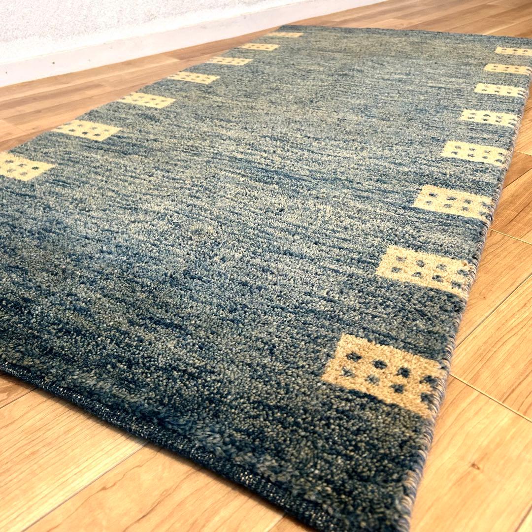 00' インド産 草木染めギャッベ