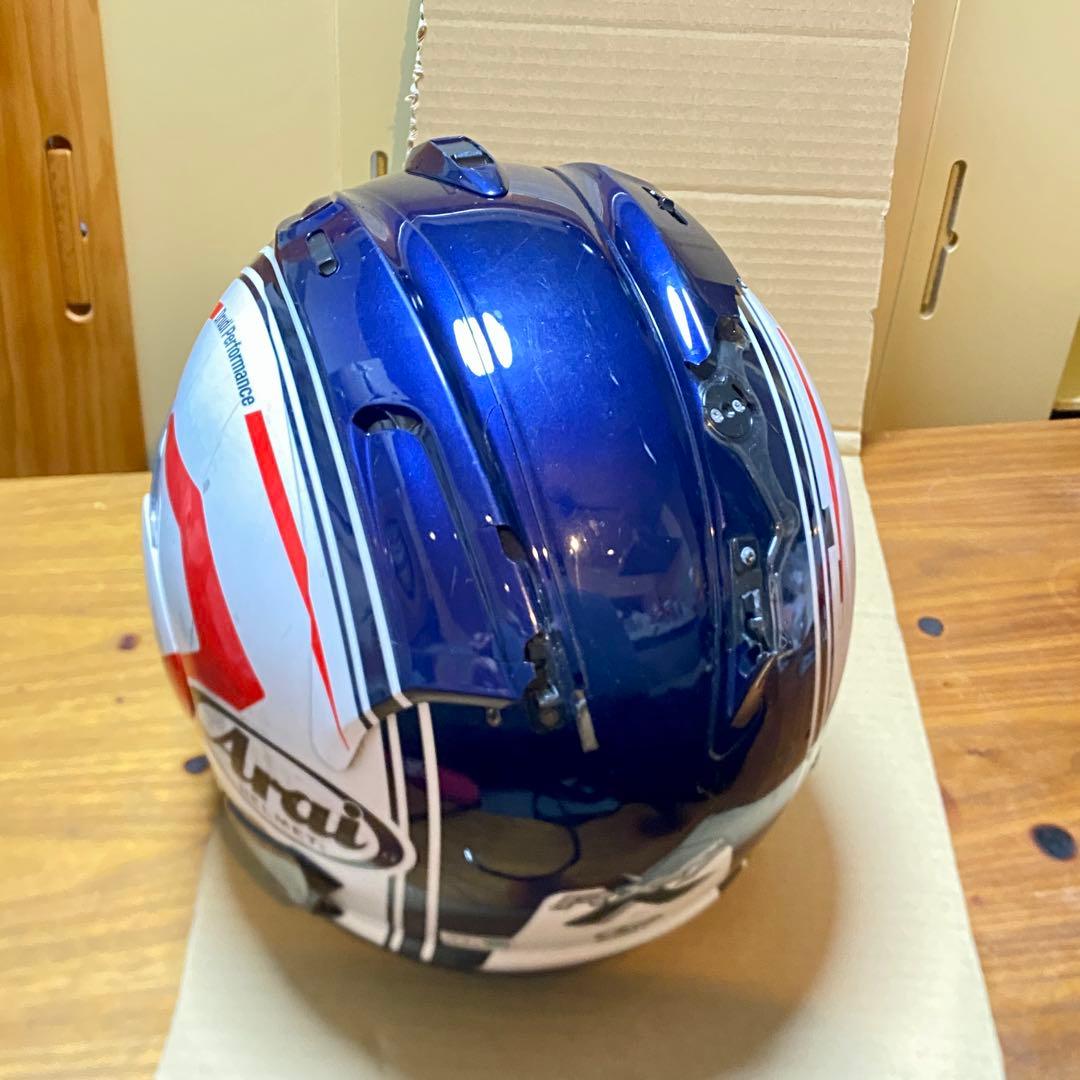 Arai RX-7X ステートメント白　バイク　ヘルメット