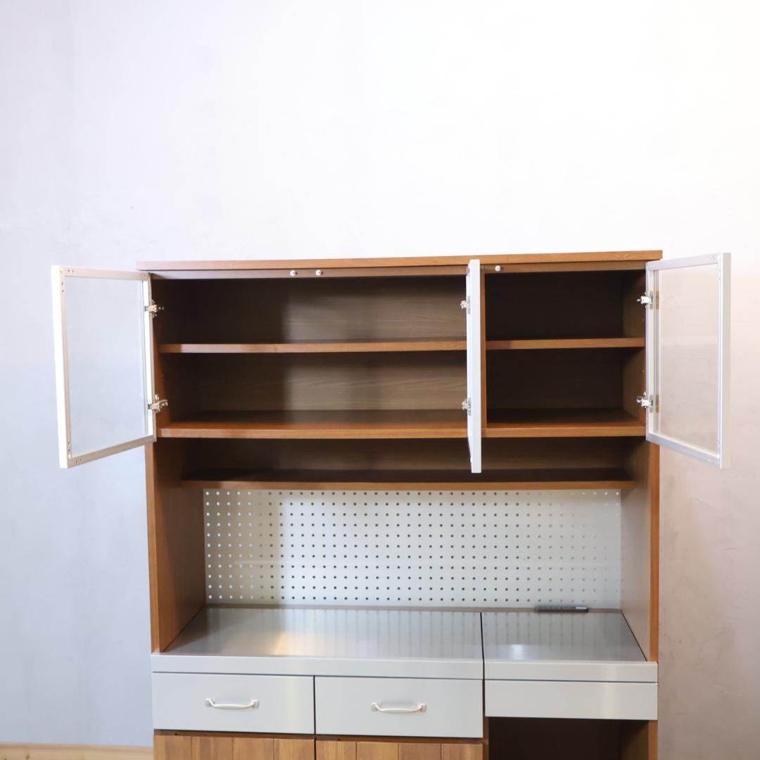 unico ウニコ ストラーダ 3面レンジボード 食器棚 キッチンボード レンジ