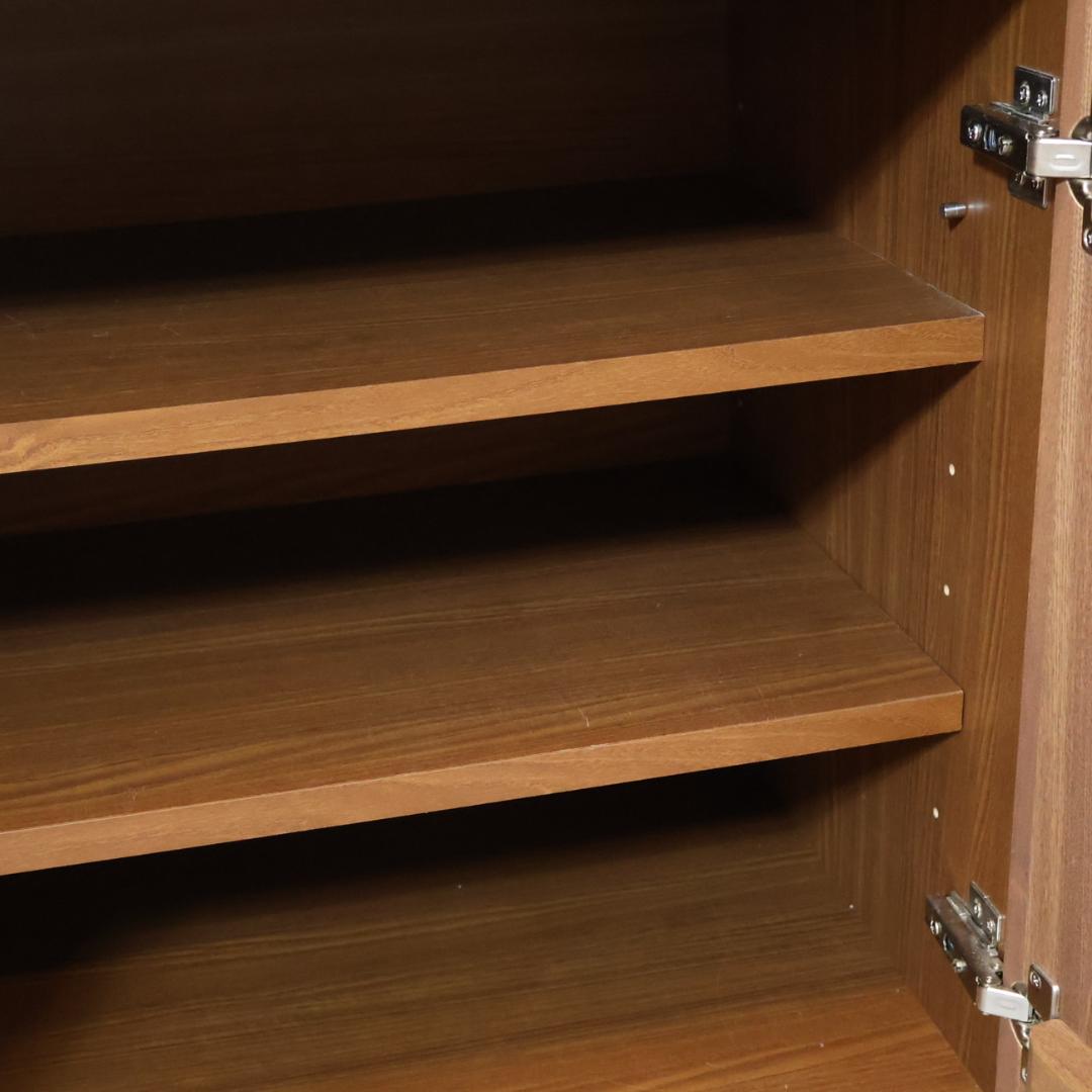 unico ウニコ ストラーダ 3面レンジボード 食器棚 キッチンボード レンジ