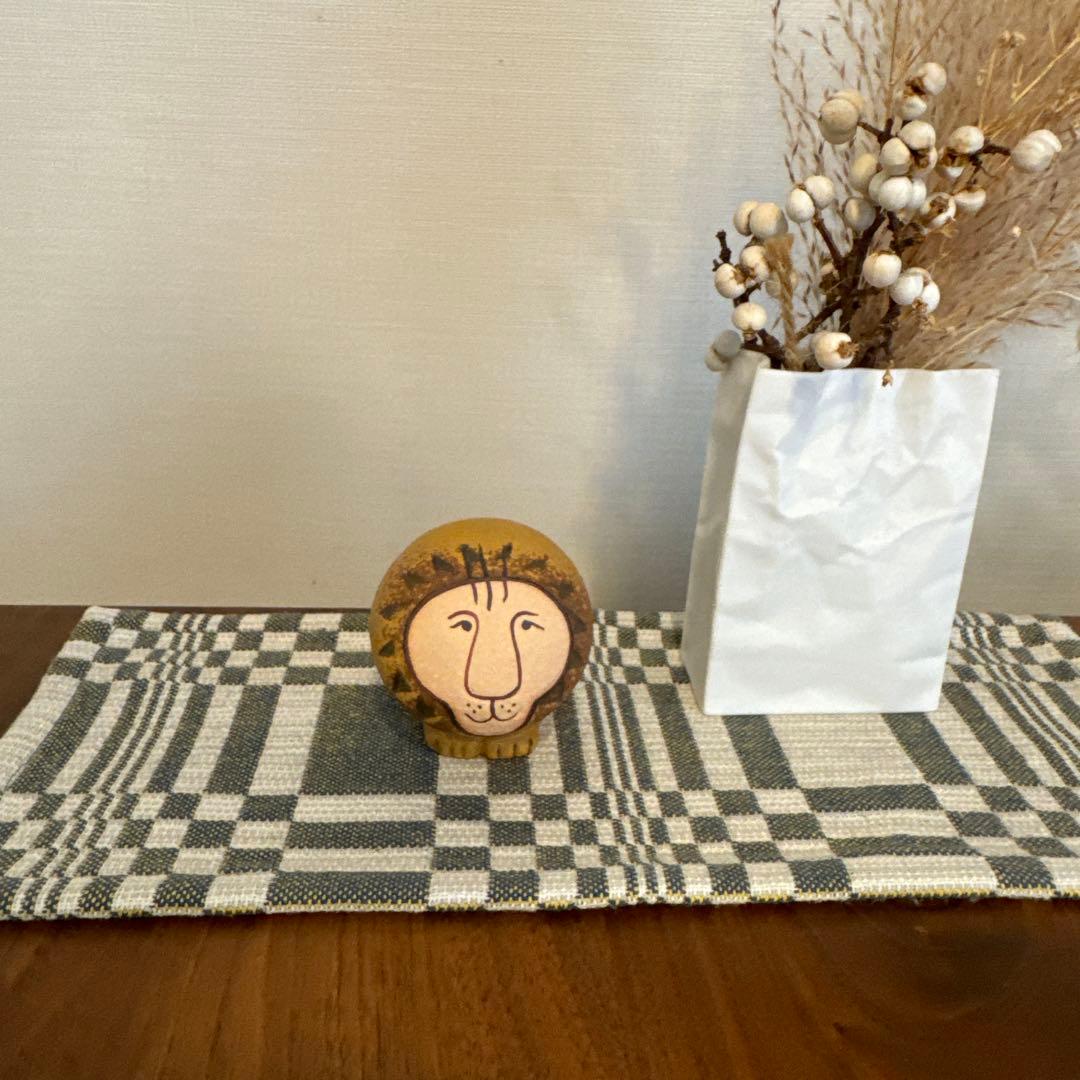 レア新品リサラーソン　ライオン　ミニズー