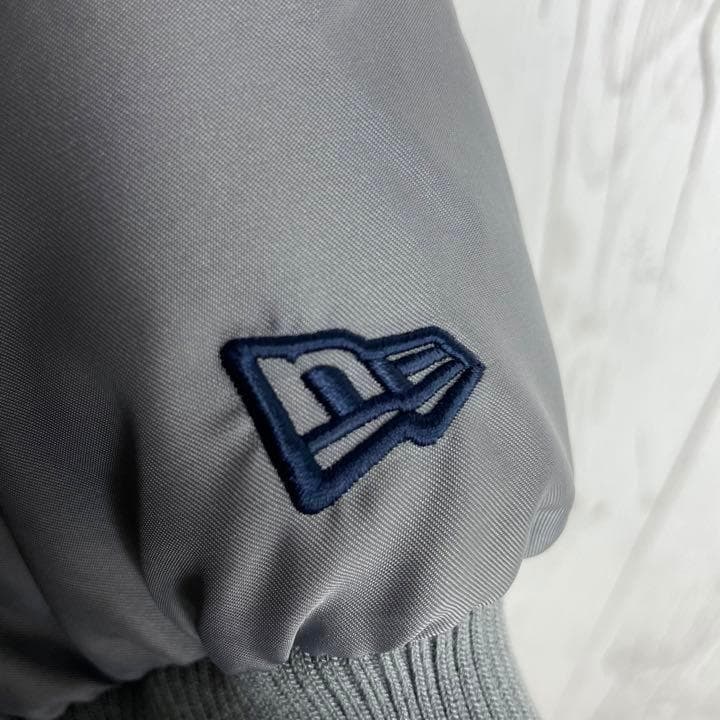 【限定コラボ】ニューエラ×ヤンキース☆刺繍ロゴ 中綿入り XL ジップジャケット