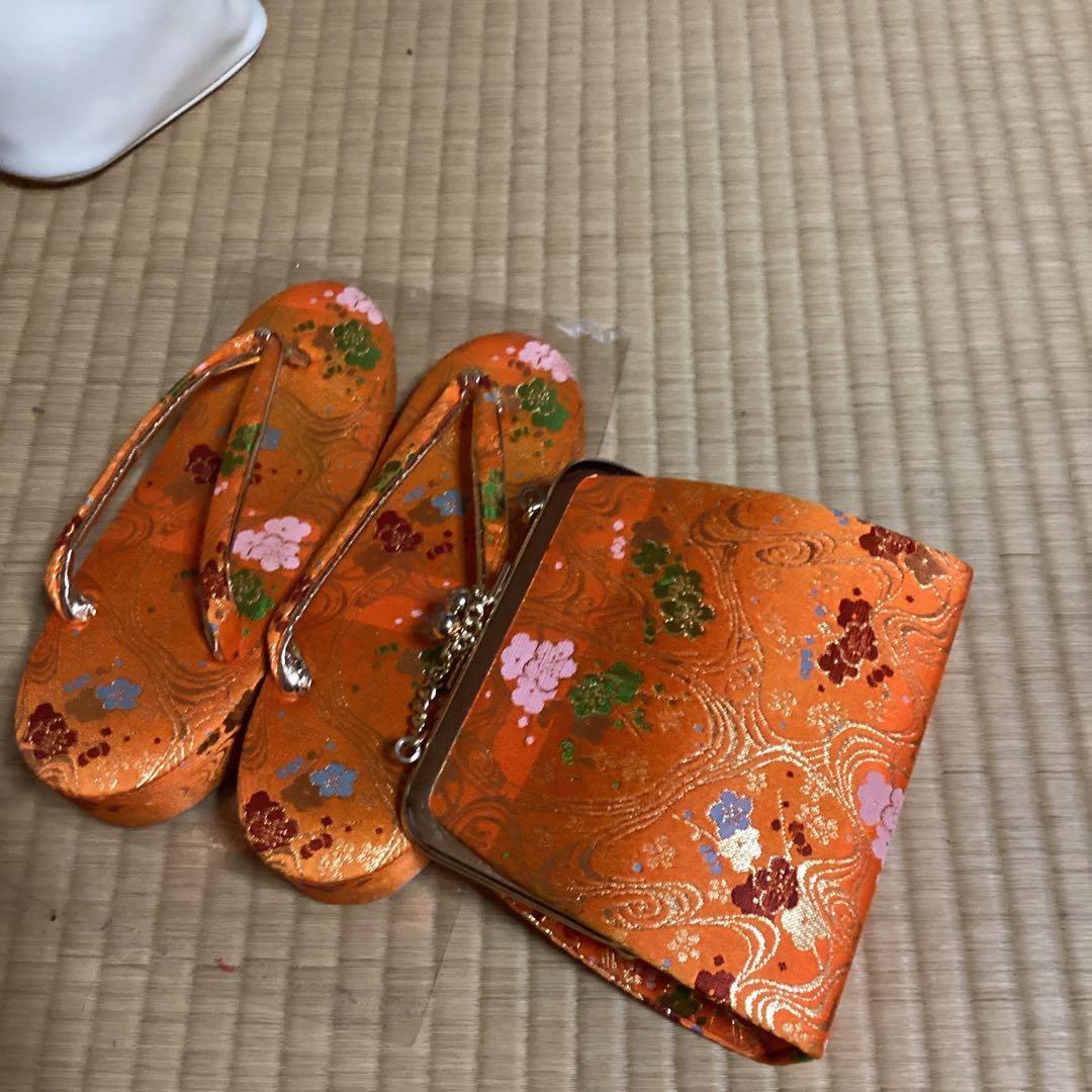 七五三7歳フルセッット　帯幅18センチ　　草履21センチ