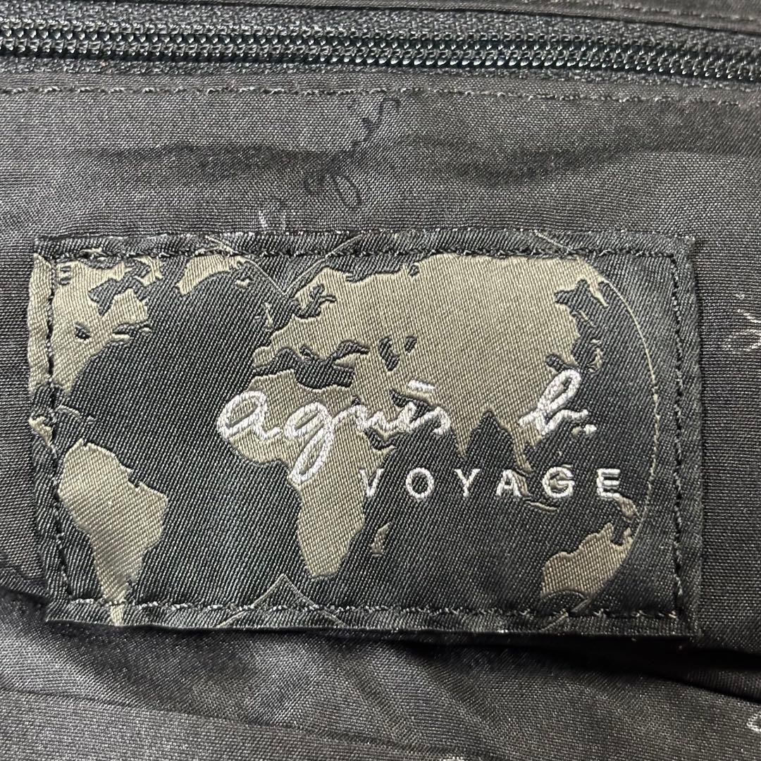 agnesb アニエスベー ナイロン ボストンバッグ 2way 黒 旅行 軽量