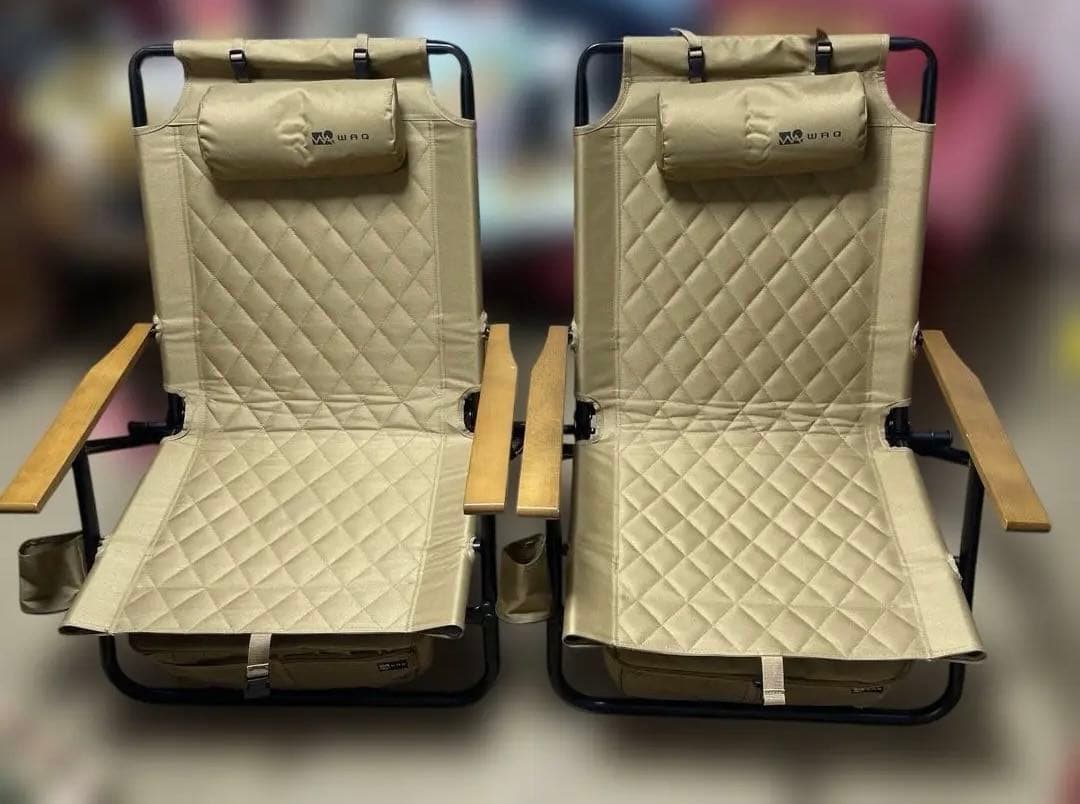 WAQ Reclining Low Chairリクライニングローチェア2脚セット