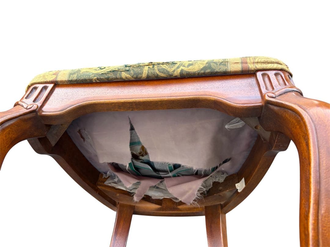 ダイニングチェア アンティーク　ロココ調　ドレッサー　在庫3