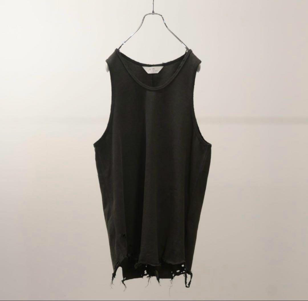 25SUMMER ANCELLM DAMAGE TANK TOP 1サイズ