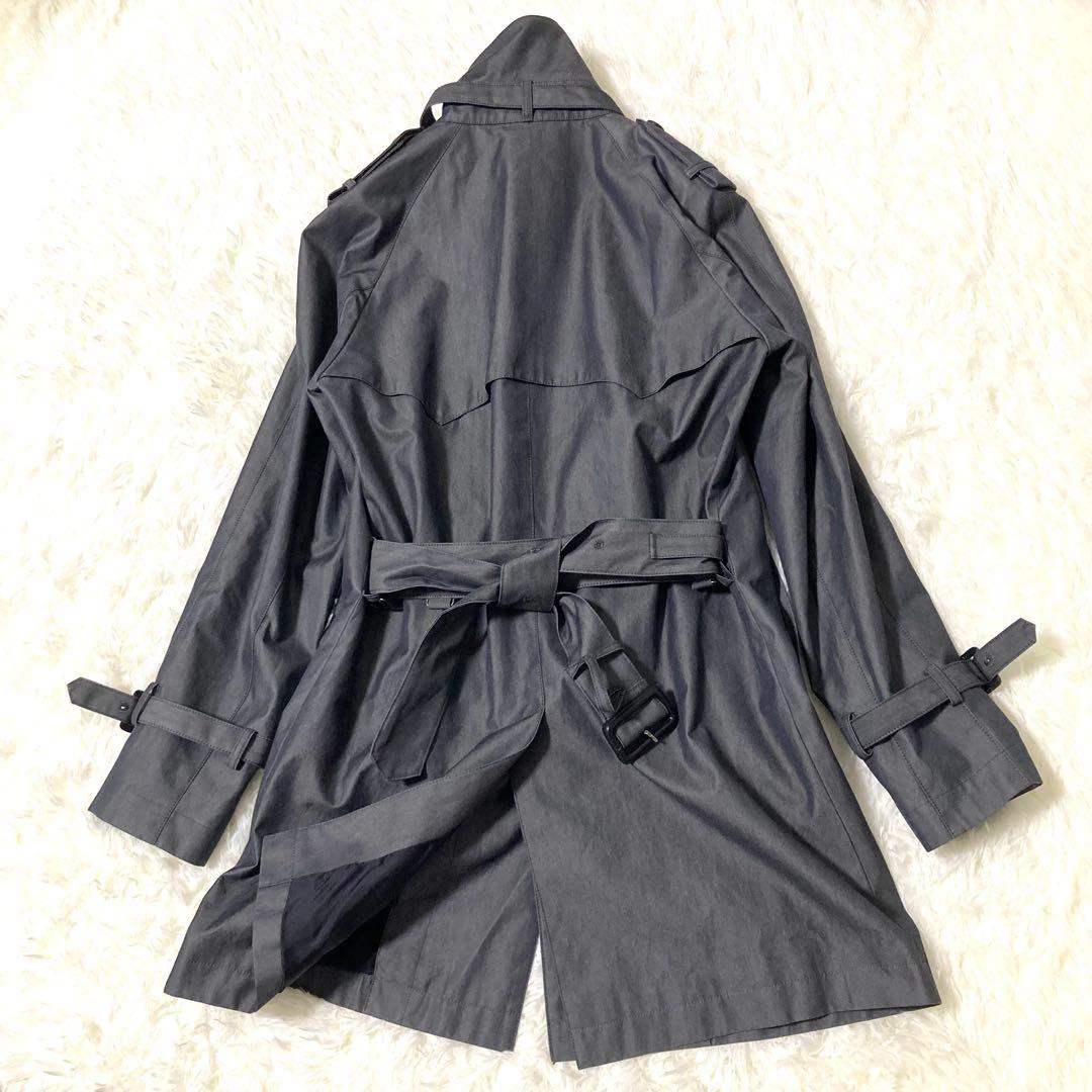 美品✨ポールスミス トレンチコート カシミヤ混 ライナー付 Mサイズ グレー