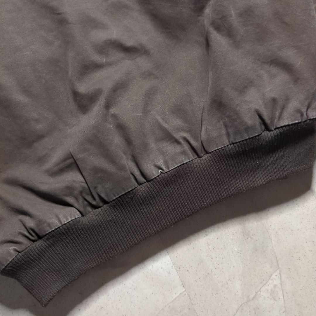 BIG SMITHダック地フルジップ裏ボアフーディXLフェード雰囲気系ブラウン