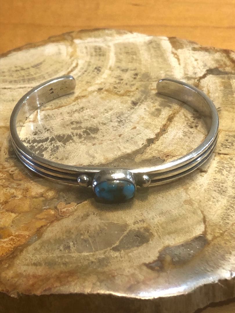 jazzNAVAJO【ナバホ族】作 ナチュラルターコイズバングル