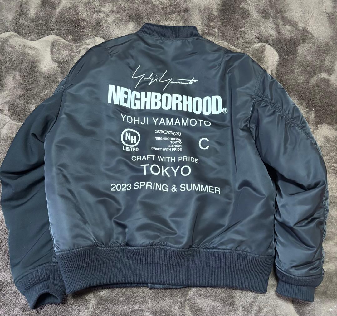 NEIGHBORHOOD YOHJI YAMAMOTO 22AW MA-1 黒M