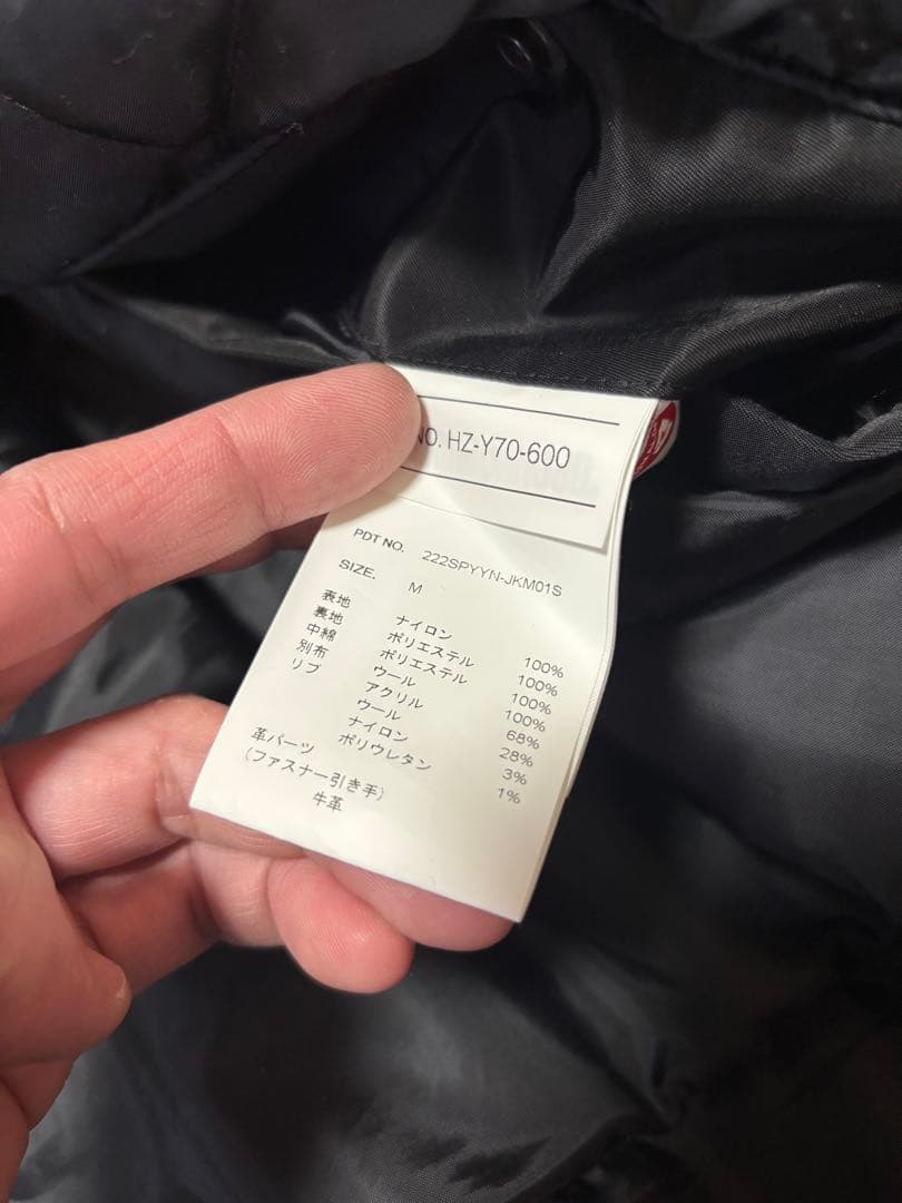 NEIGHBORHOOD YOHJI YAMAMOTO 22AW MA-1 黒M