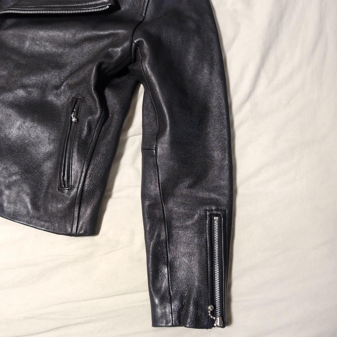 niko and . ニコアンド シープレザー ライダースジャケット Lサイズ