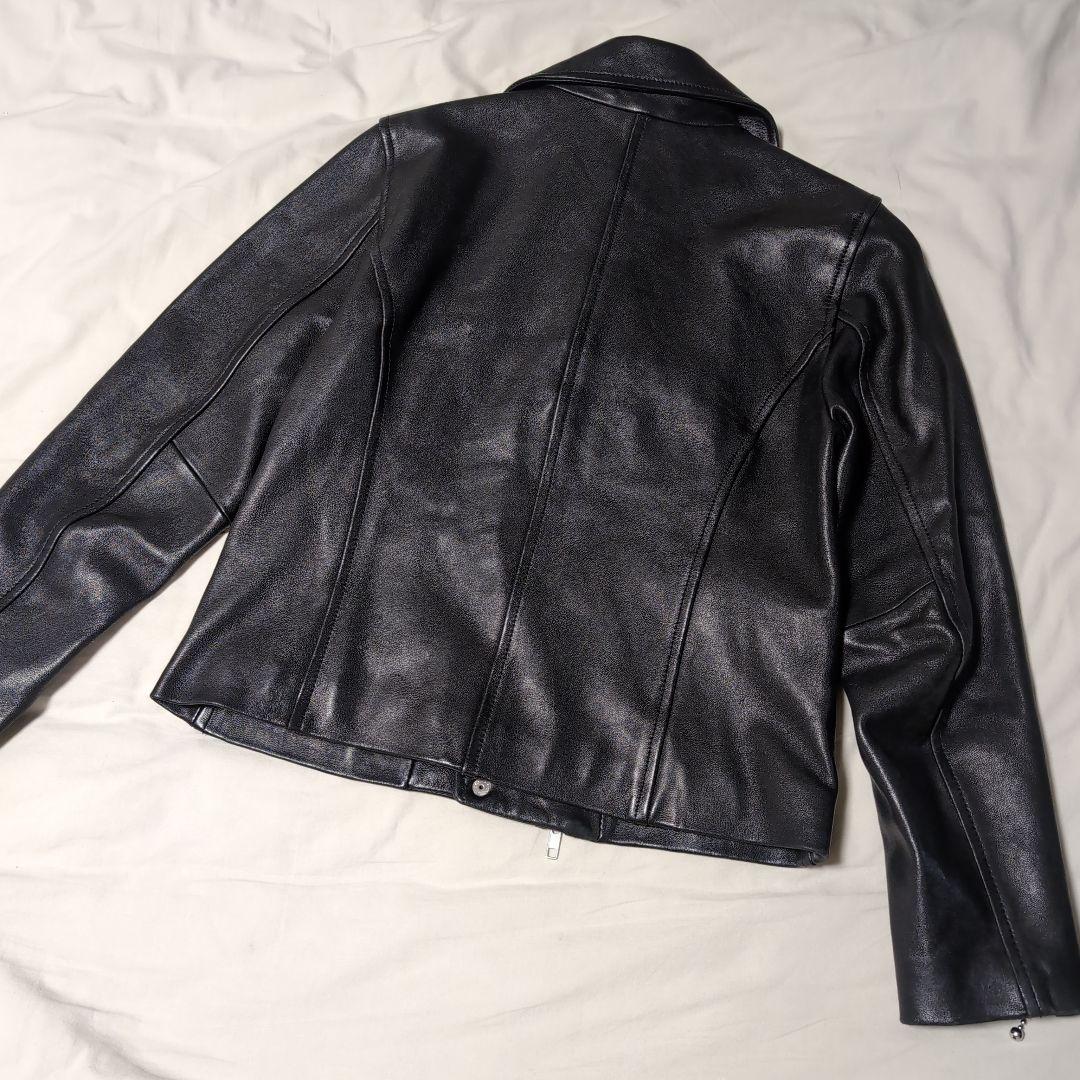 niko and . ニコアンド シープレザー ライダースジャケット Lサイズ