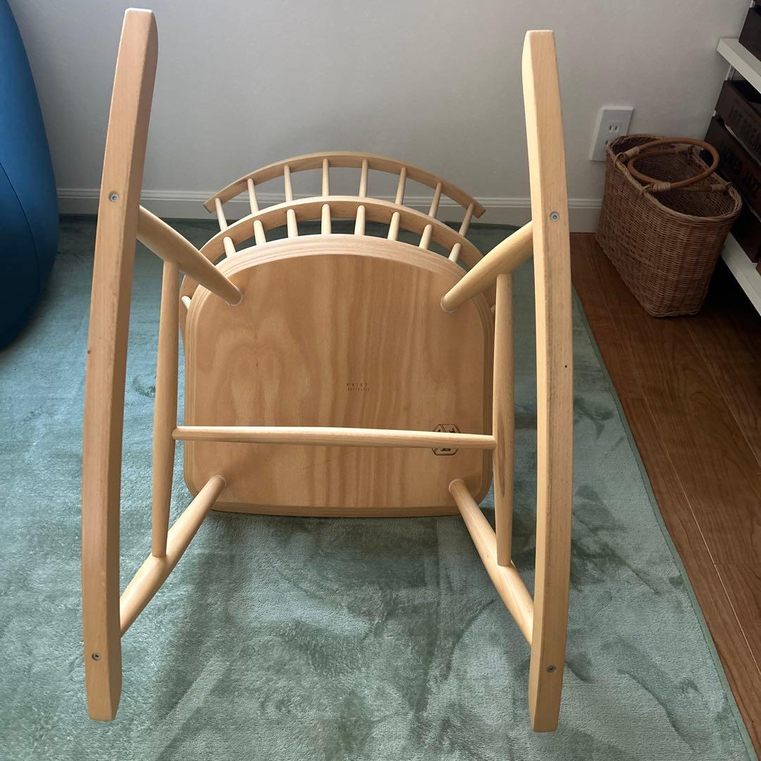 FDBモブラー デンマークデザイン J52G ロッキングチェア ナチュラル