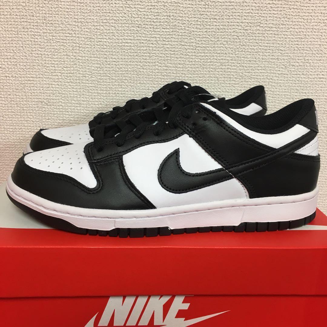 ナイキ ダンクロー パンダ 白黒　24cm おしゃれ　ナイキスニーカー