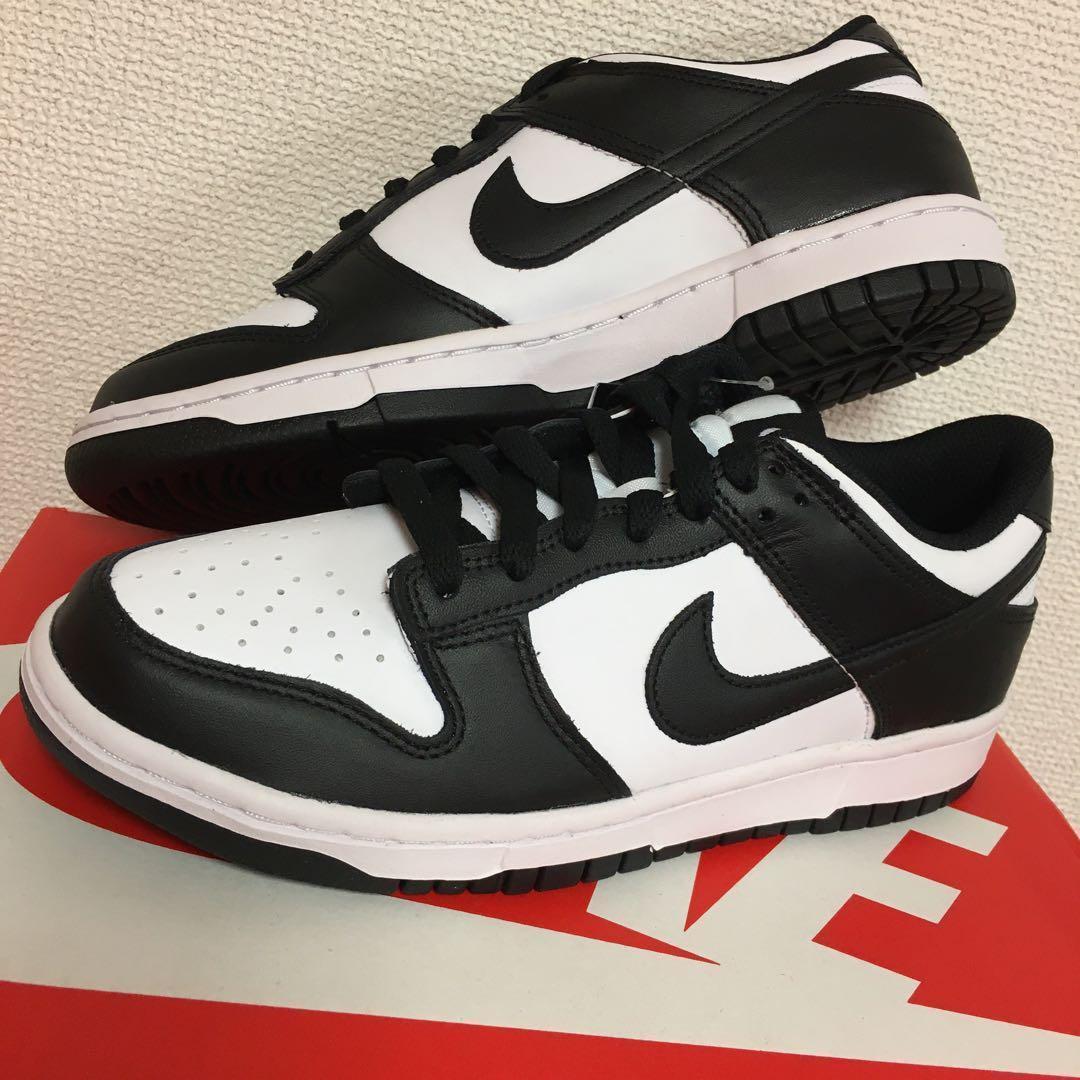 ナイキ ダンクロー パンダ 白黒　24cm おしゃれ　ナイキスニーカー