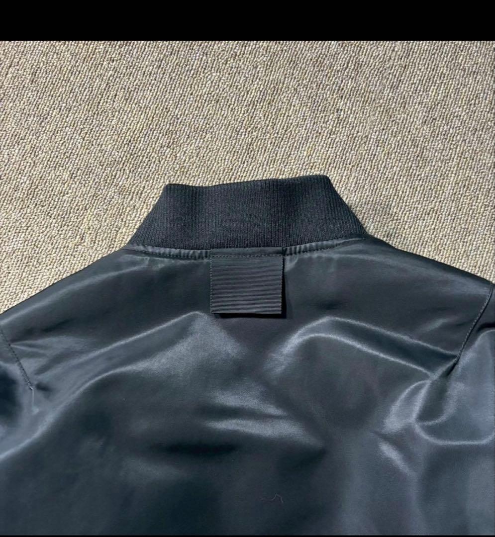 UNIQLO +J ダウン MA-1 フライトジャケット 黒 ブラック