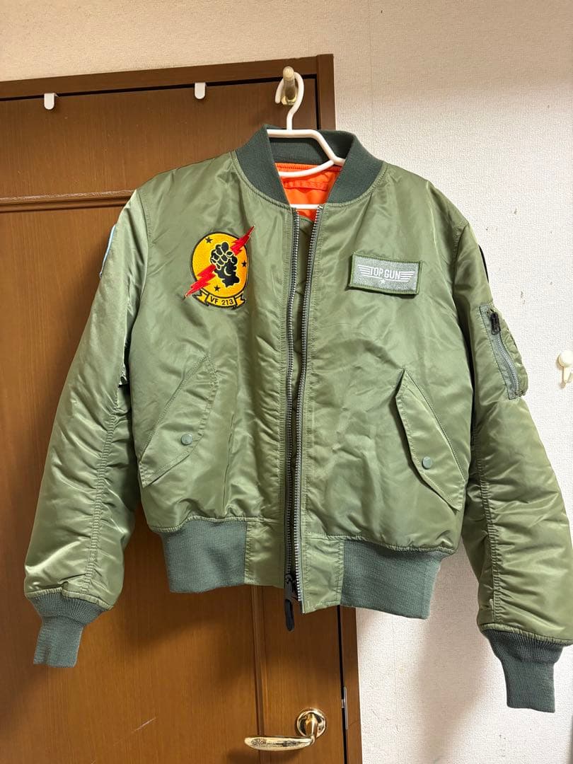 k*i様 5000着限定発売ALPHA MA-1 TOP GUN セージグリーン