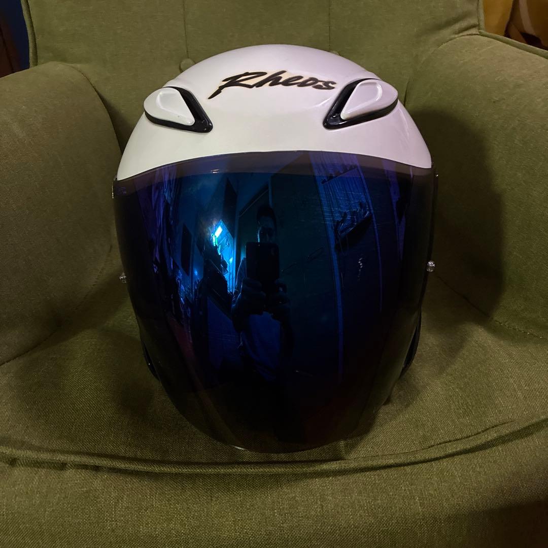 レオス（Rheos）ジェットヘルメット ホワイト