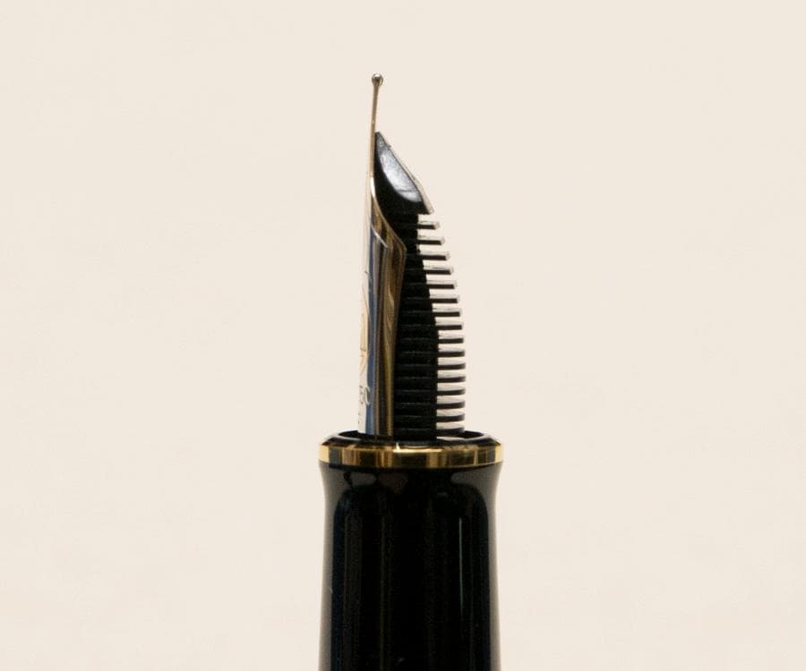 ペリカン 万年筆 スーベレーン M800 グリーンストライプ EF