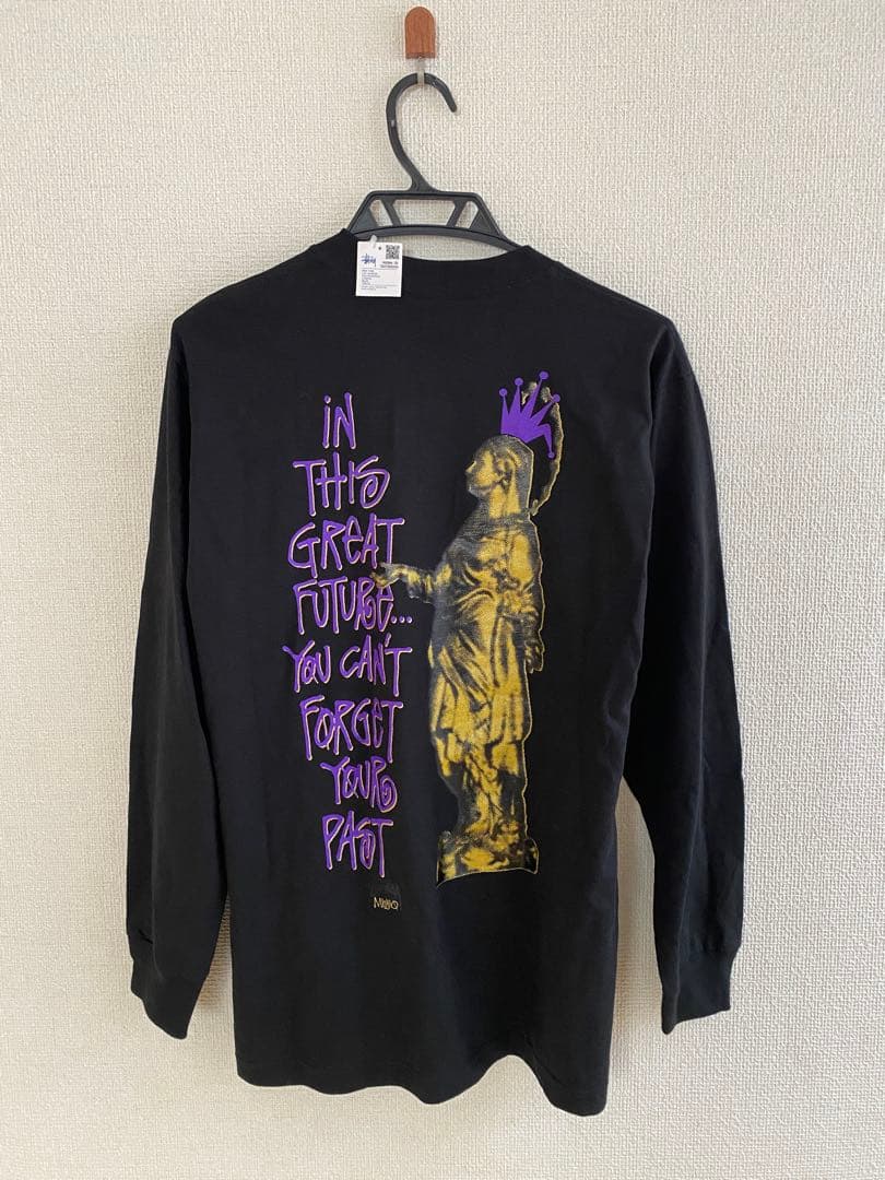 タグ付き old stussy ミラノ店オープン記念 ロンT Mサイズ