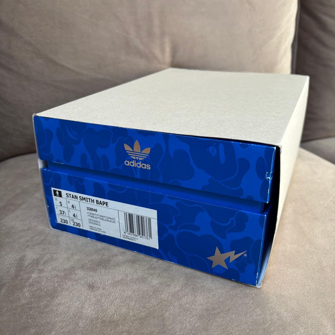 新品 A BATHING APE adidas STAN SMITH 23.0