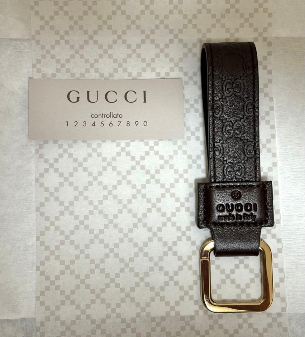 【SALE中】GUCCI GGパターン キーホルダー