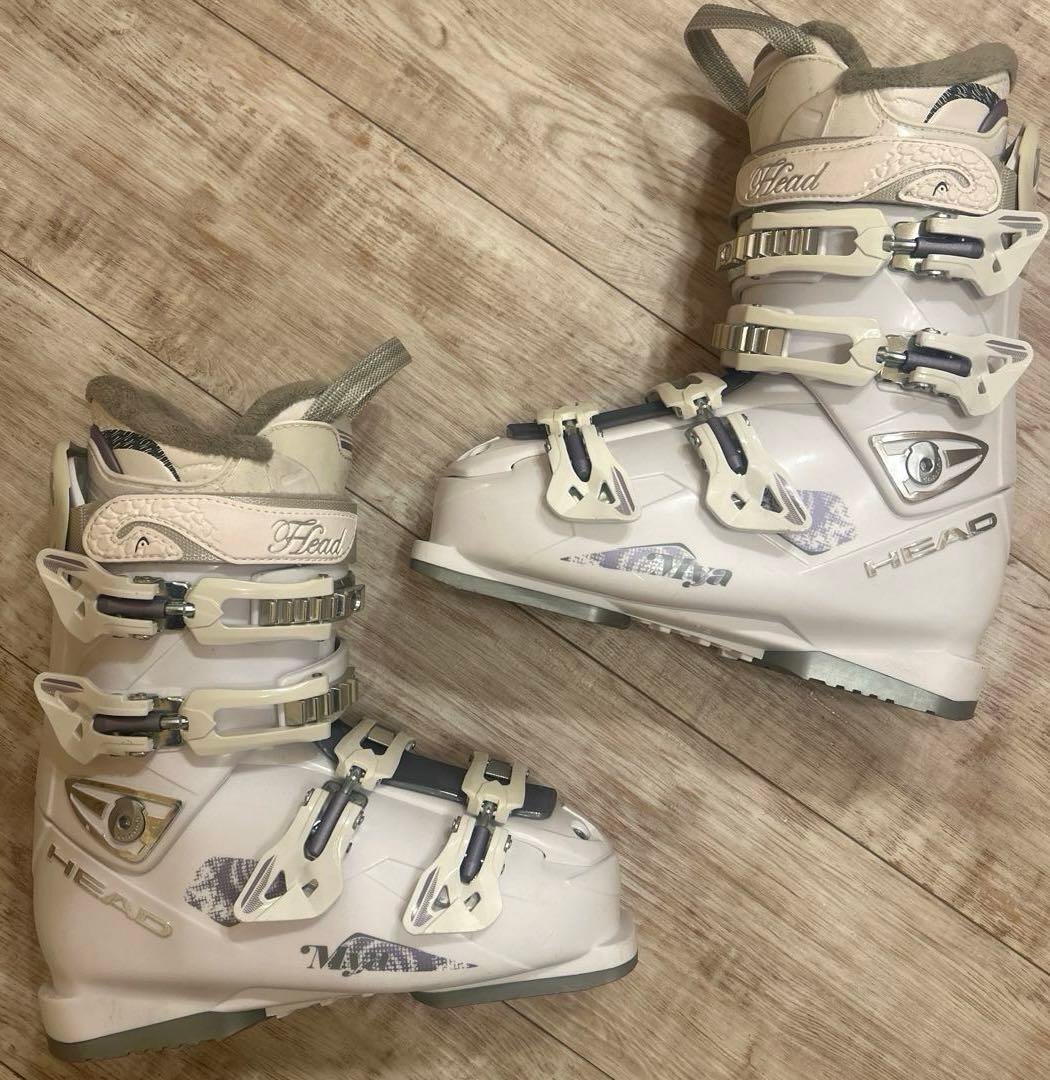 ◾️カービングスキーセット　板154㎝ ブーツ25.5㎝　女性用　レディース用