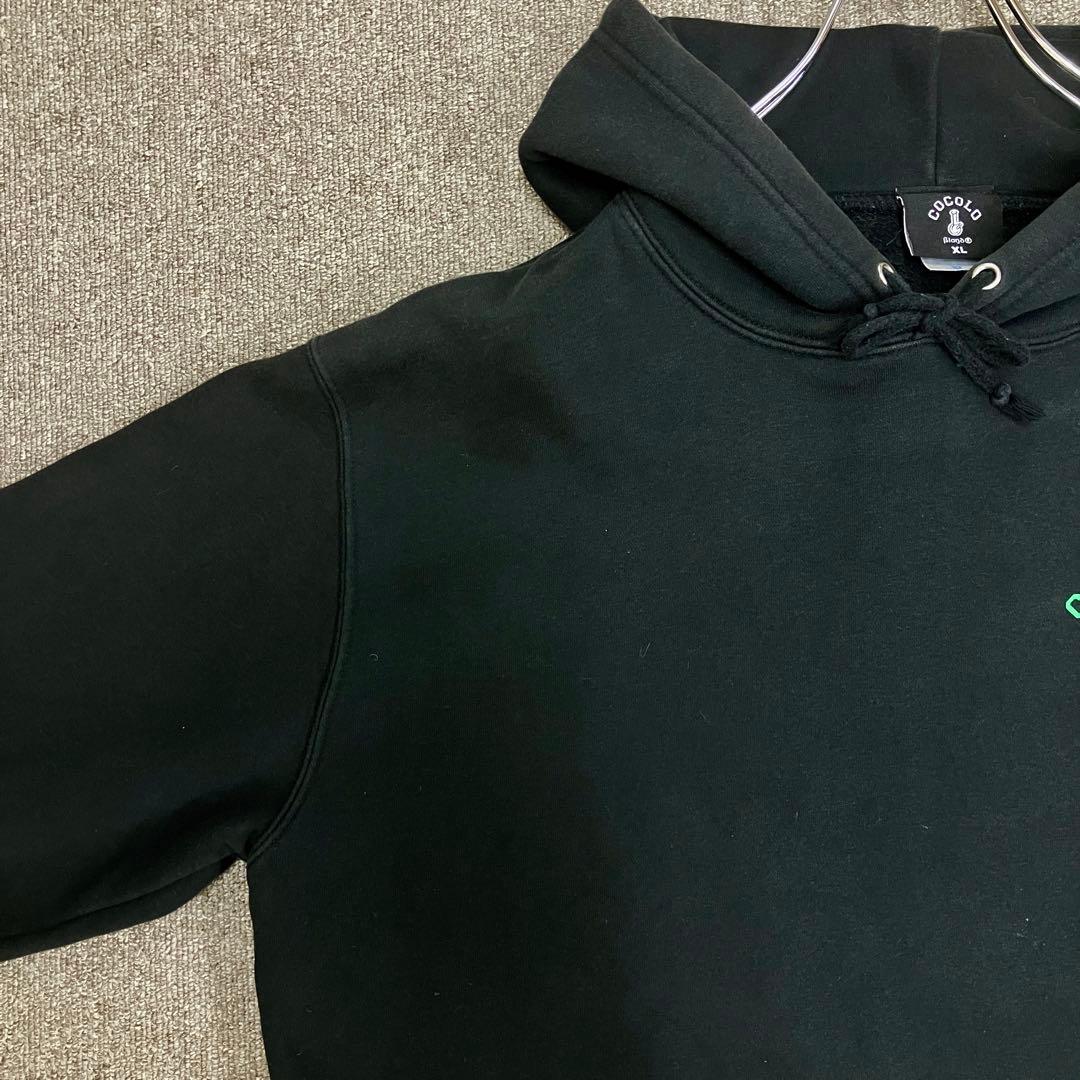 希少 スモーク XL COCOLO BLAND ココロブランド パーカー 黒