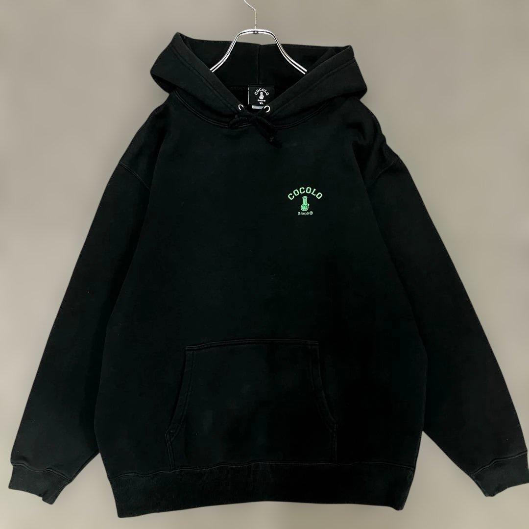 希少 スモーク XL COCOLO BLAND ココロブランド パーカー 黒