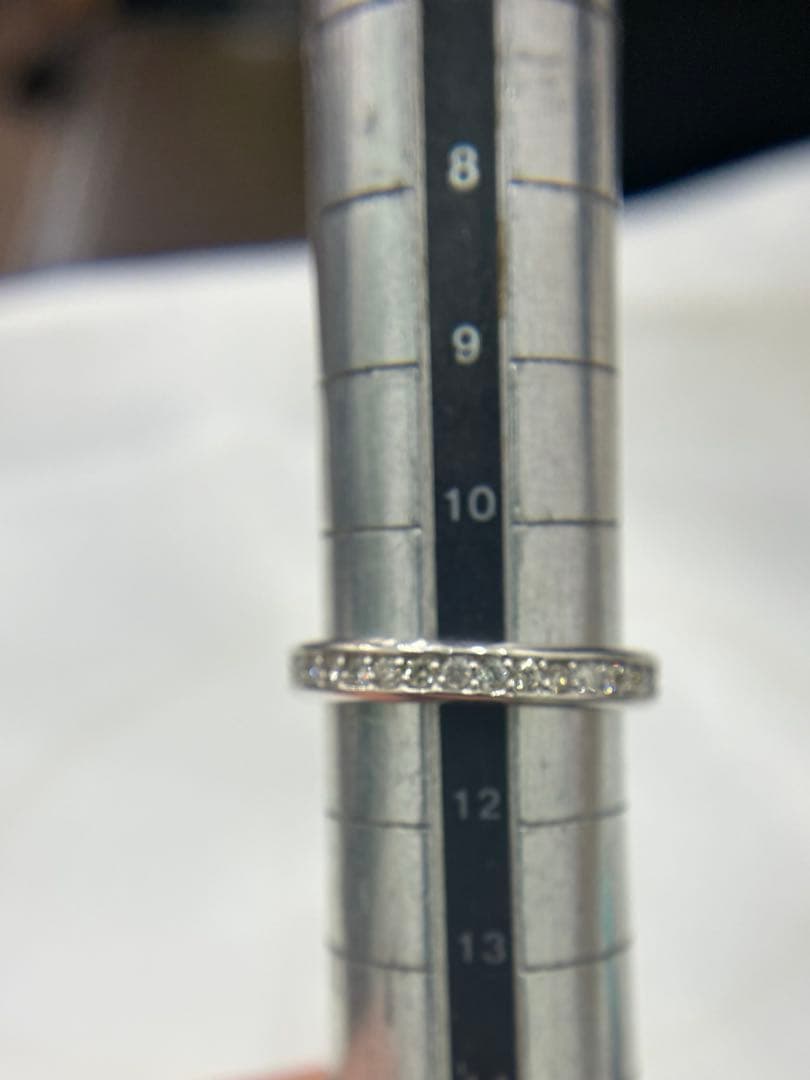 36:プラチナダイヤモンドフルエタニティリング　トータル0.5ct サイズ11号