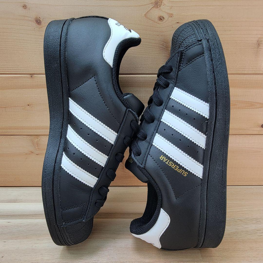 アディダス スーパースター ブラック/ゴールド 23.5㎝