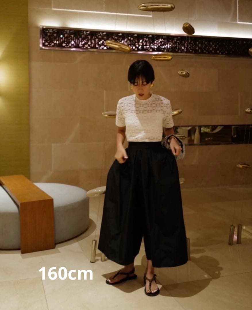 【新品未使用】MACHATT マチャット メモリーキュロット パンツ 2025