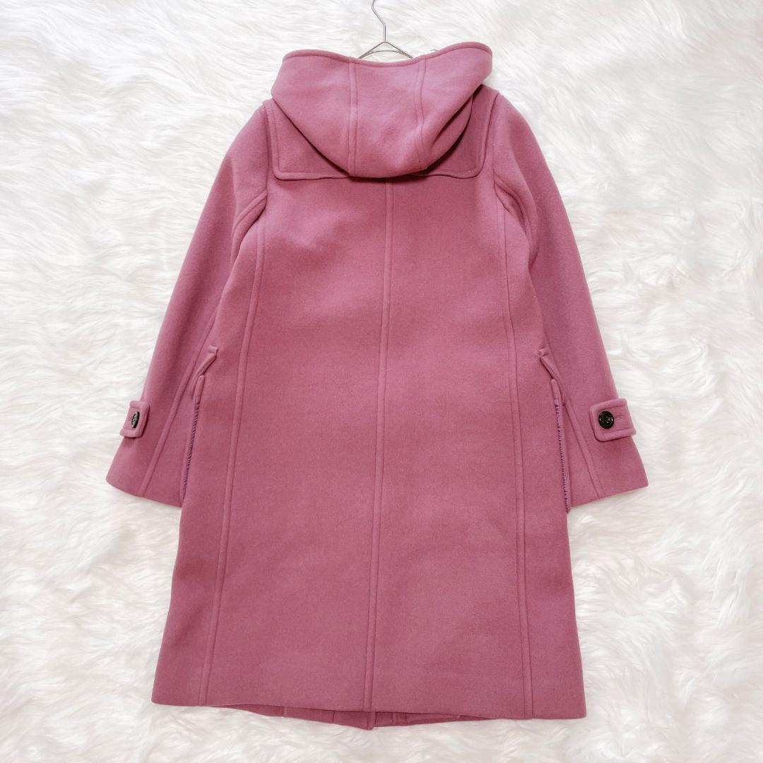 ブルーレーベル　水牛トグル　メガチェック　バイルメルトン　ダッフルロングコート