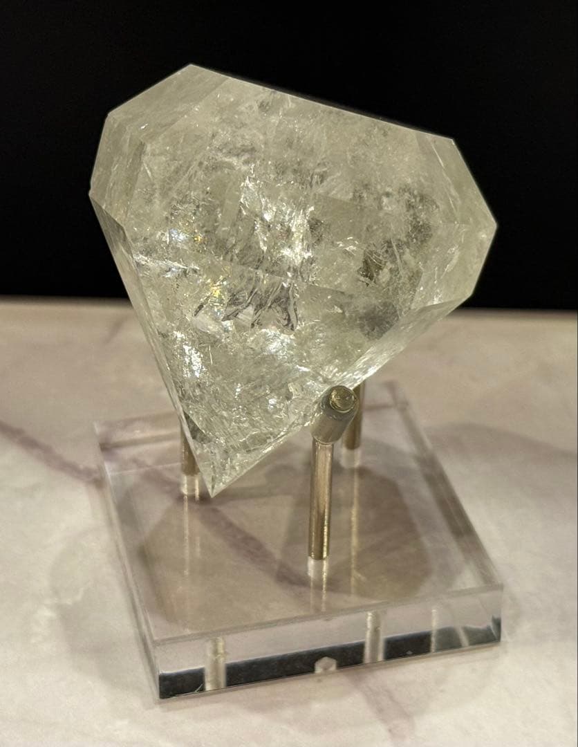 レア♡ ファントム入り 水晶 ダイヤモンド 虹 天然石