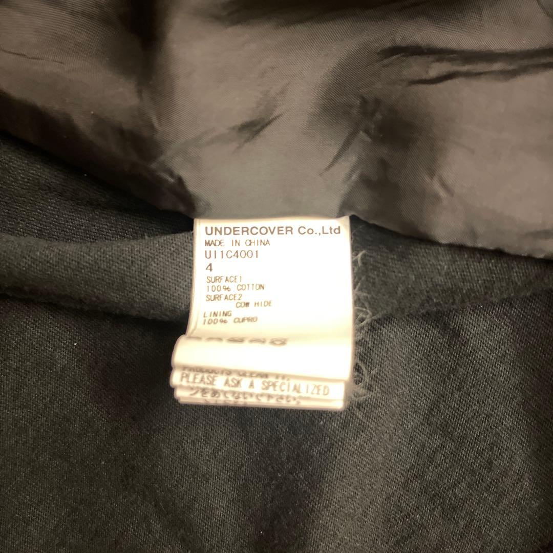 undercoverism 23SS 牛革&コットンライダースベスト