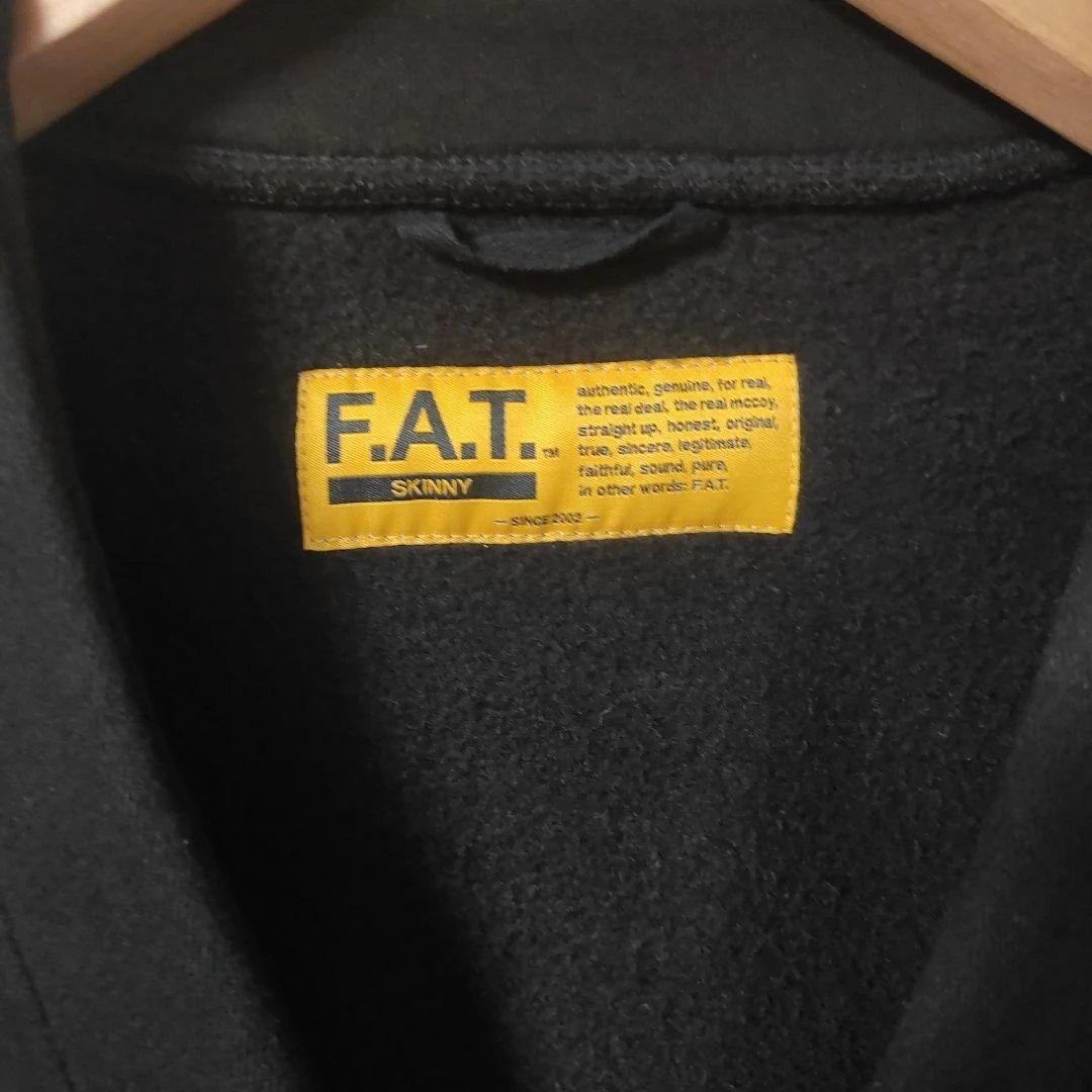 極美品FAT×Sbオーバーサイズ スウェットカーディガン 黒 SKINNY(L)