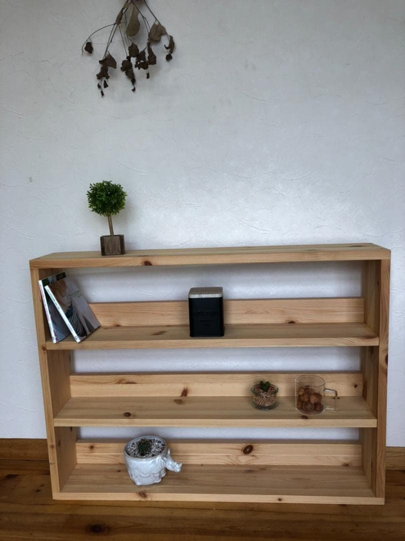 本棚★お気に入りの漫画本/文庫本が主役になる収納棚★職人が作る天然木家具