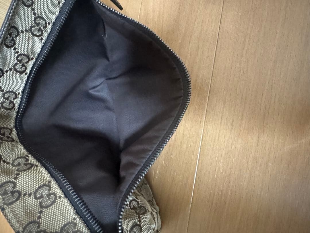 GUCCI グッチ　ウエストポーチ　ボディバッグ　GGキャンバス　28566