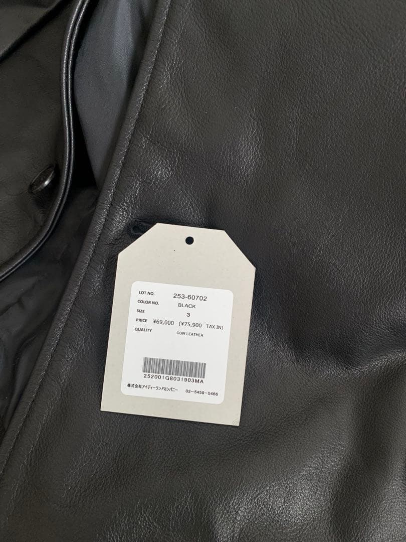 値下げ！25AW UNIVERSAL PRODUCTS LEATHER コート3