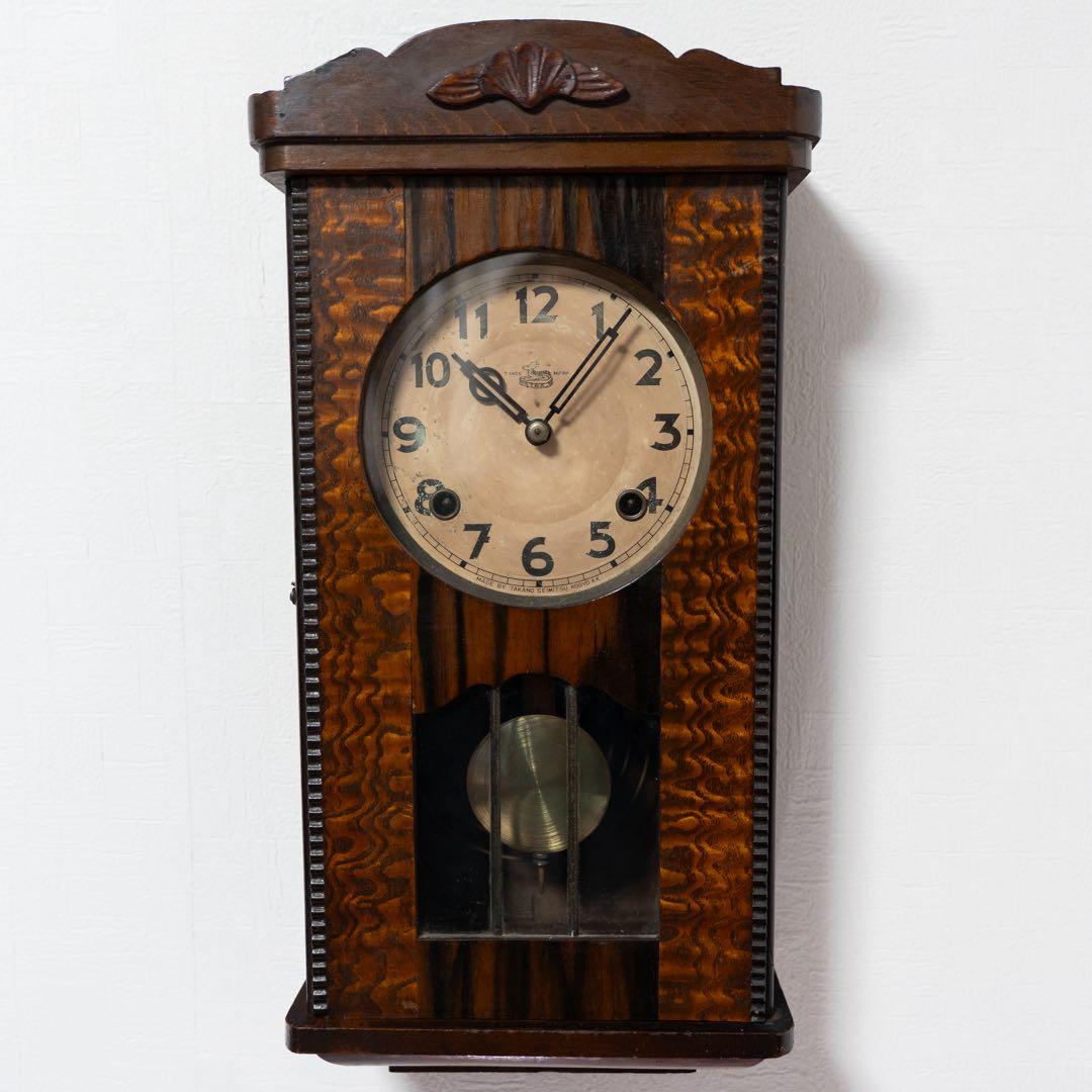 TAKANO 高野精密　振り子時計　昭和レトロ　オーバーホール済　動作品