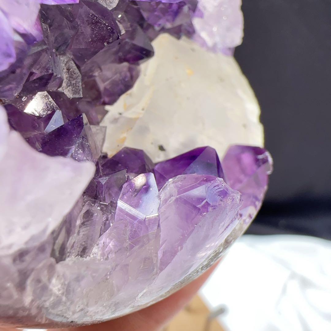 天然石ブラジル産 開口アメジスト｜天然紫水晶ジオード｜浄化・風水・インテリア
